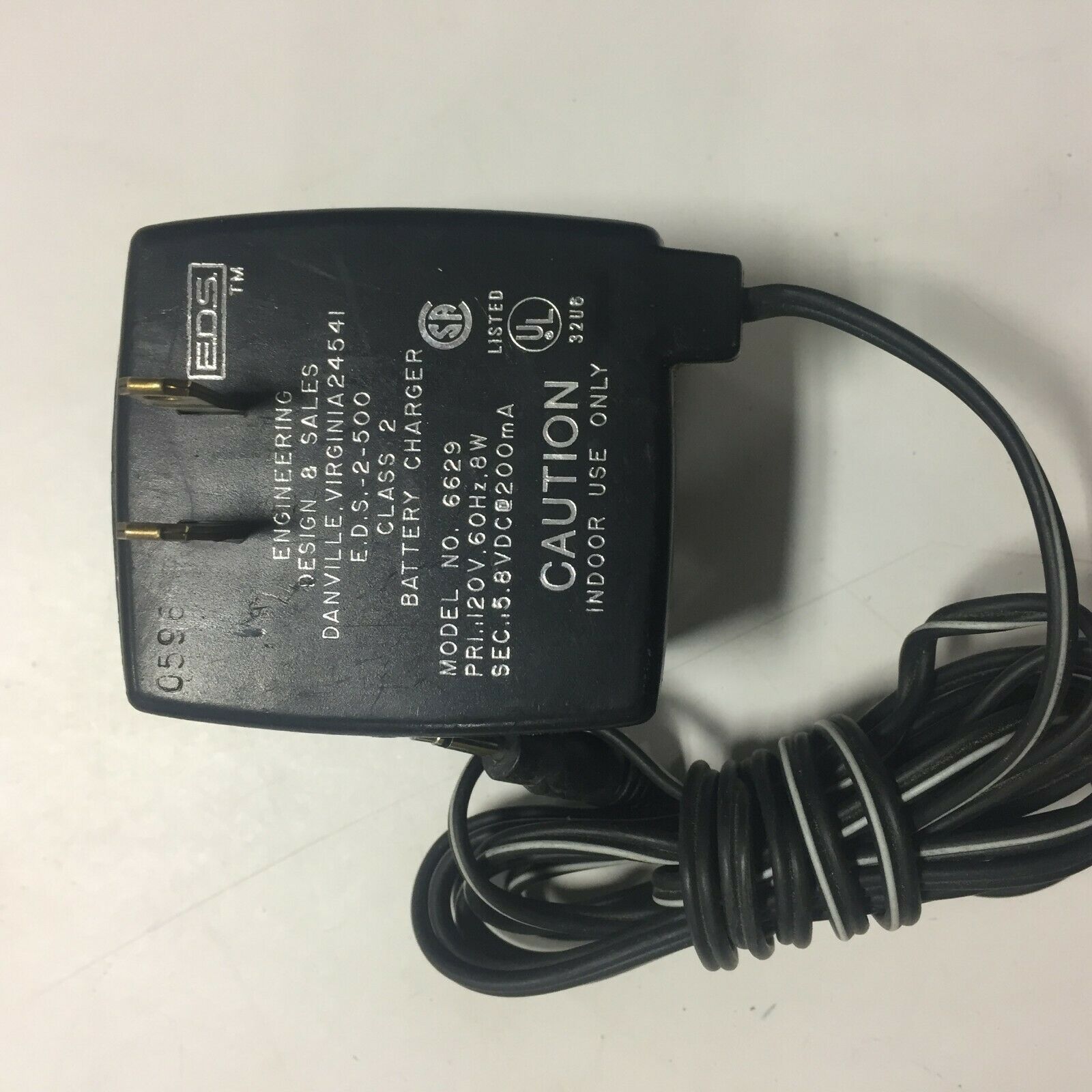 NEW ENGNEERING Power Adapter 6629 5.8V 200mA E.D.S.-2-500 AC-DC Adaptor